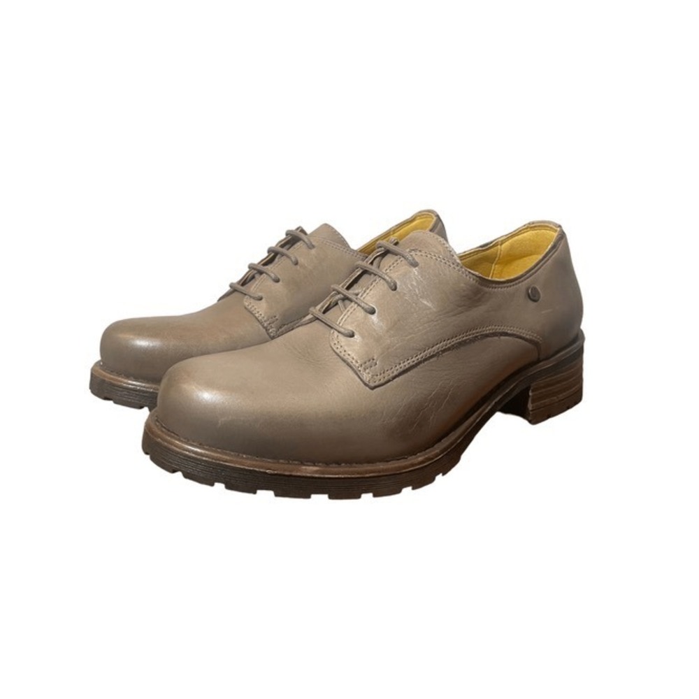 NWT Jafa Malto Brown Lace Up Oxford Loafers Size 38